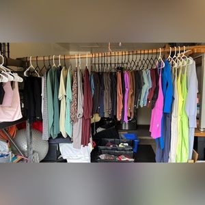 lululemon, fp movement, glossier, vitality closet blowout!